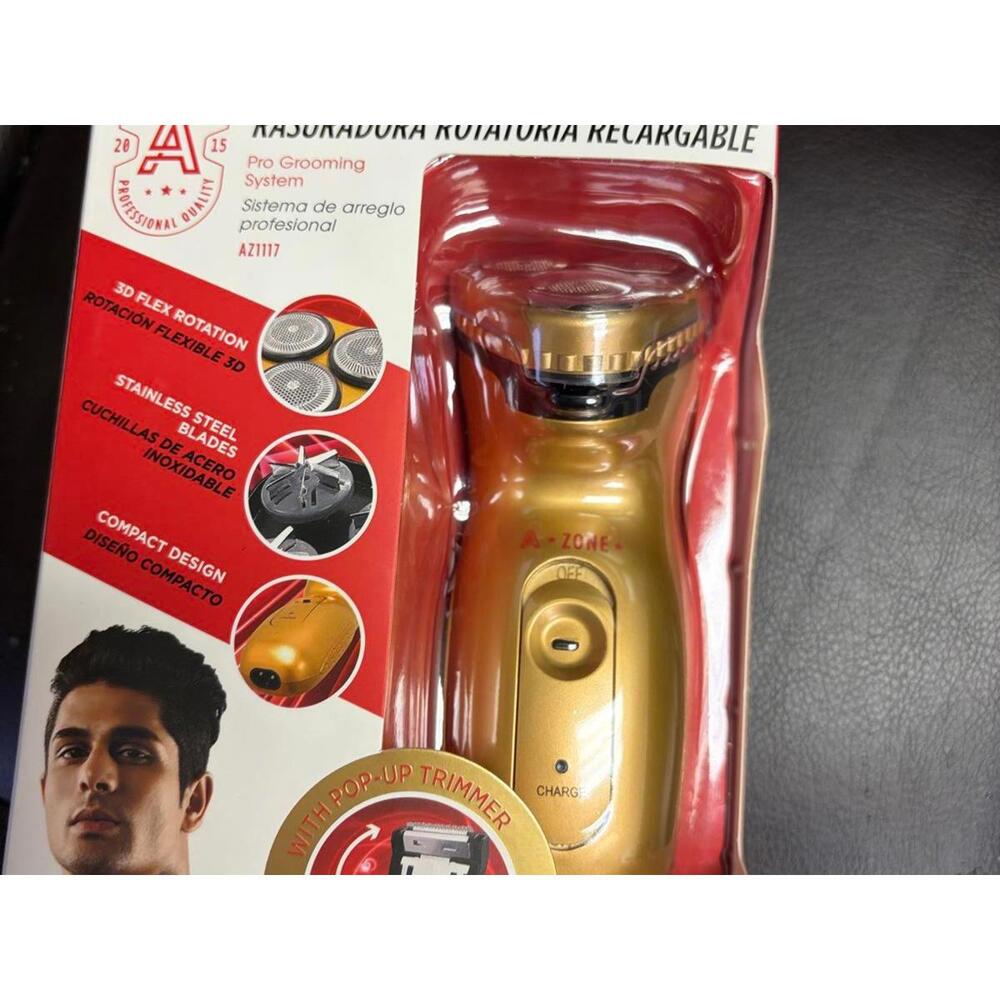 A Zone Rechargeable Rotary Shaver - Gold
